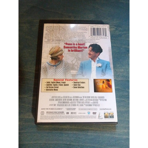 Sweet and Lowdown DVD - Picture 2 of 3